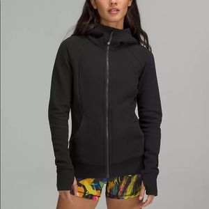 Scuba Full-Zip Hoodie Black Size 0